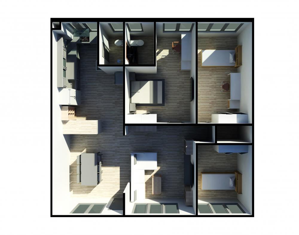 New HDB  flat floorplan and converting it to 3D model 