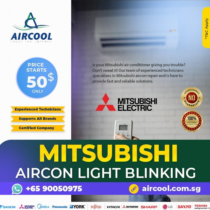 Mitsubishi Aircon light blinking.jpeg