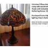 Tiffany Style Table Lamp with Handcrafted Shade