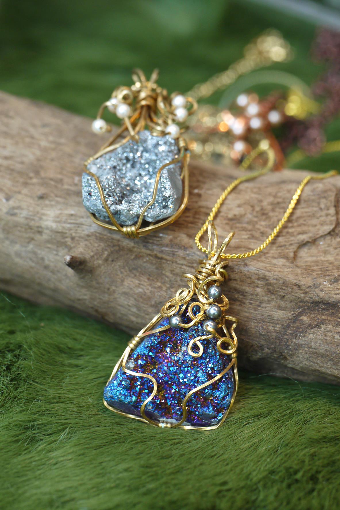image for Get the Luxe Look: Druzy Crystal Accents