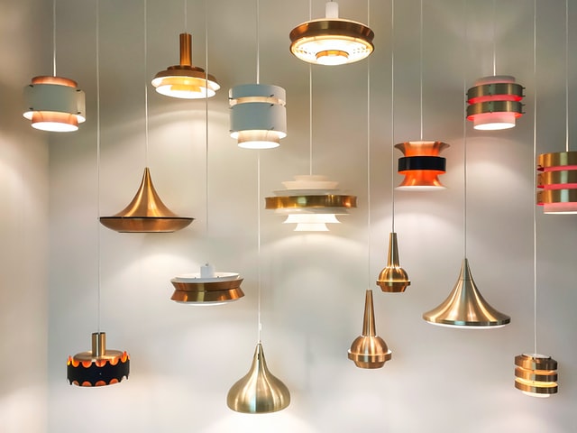 Different ceiling lamps