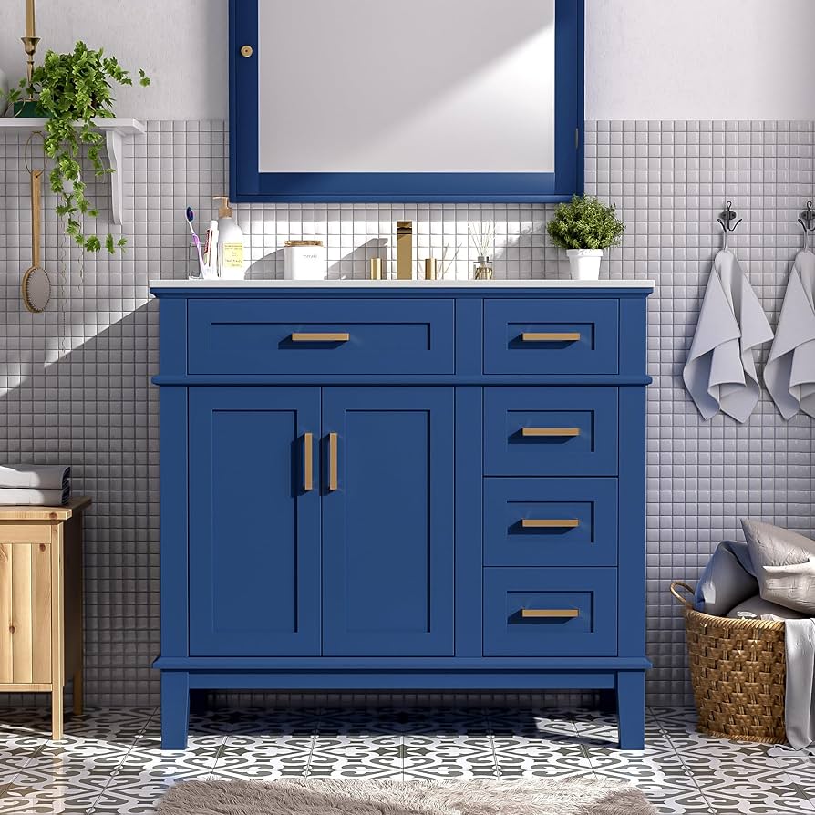  7 Best Blue Bathroom Vanities for Modern Bathrooms