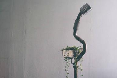 image for DIY Floor Lamp Planter