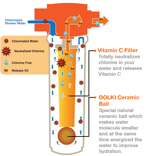 image for Vitamin C Infused Shower For Health and Beauty