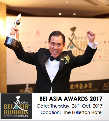 BEI Asia Awards 2017 @ The Fullerton Hotel